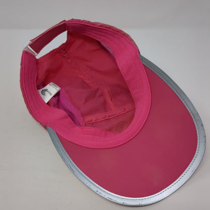 RRvane Strapback 5 Panel Cap Pink Size 56cm-62cm Adjustable Embroidered