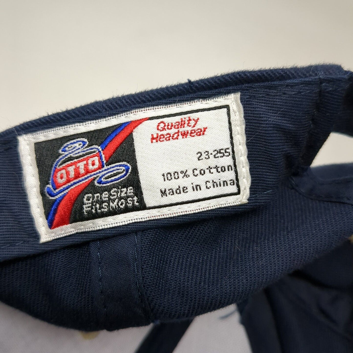 Pioneer Seeds Strapback Hat Blue One Size Adjustable Embroidered Otto