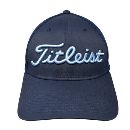 Titleist Fitted Mesh Back Hat Blue Small-Medium Embroidered New Era