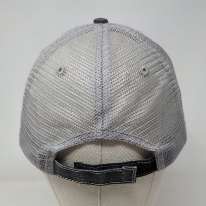Strawberry Strapback Mesh Back Trucker Hat Gray OSFA Adjustable HG
