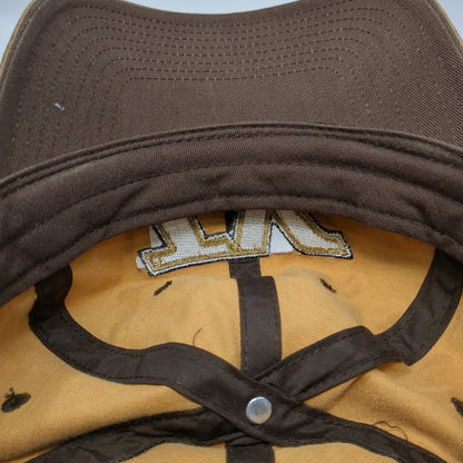The Game Baseball Cap Brown One Size TV Gold Embroidery Cotton Slideback Hat