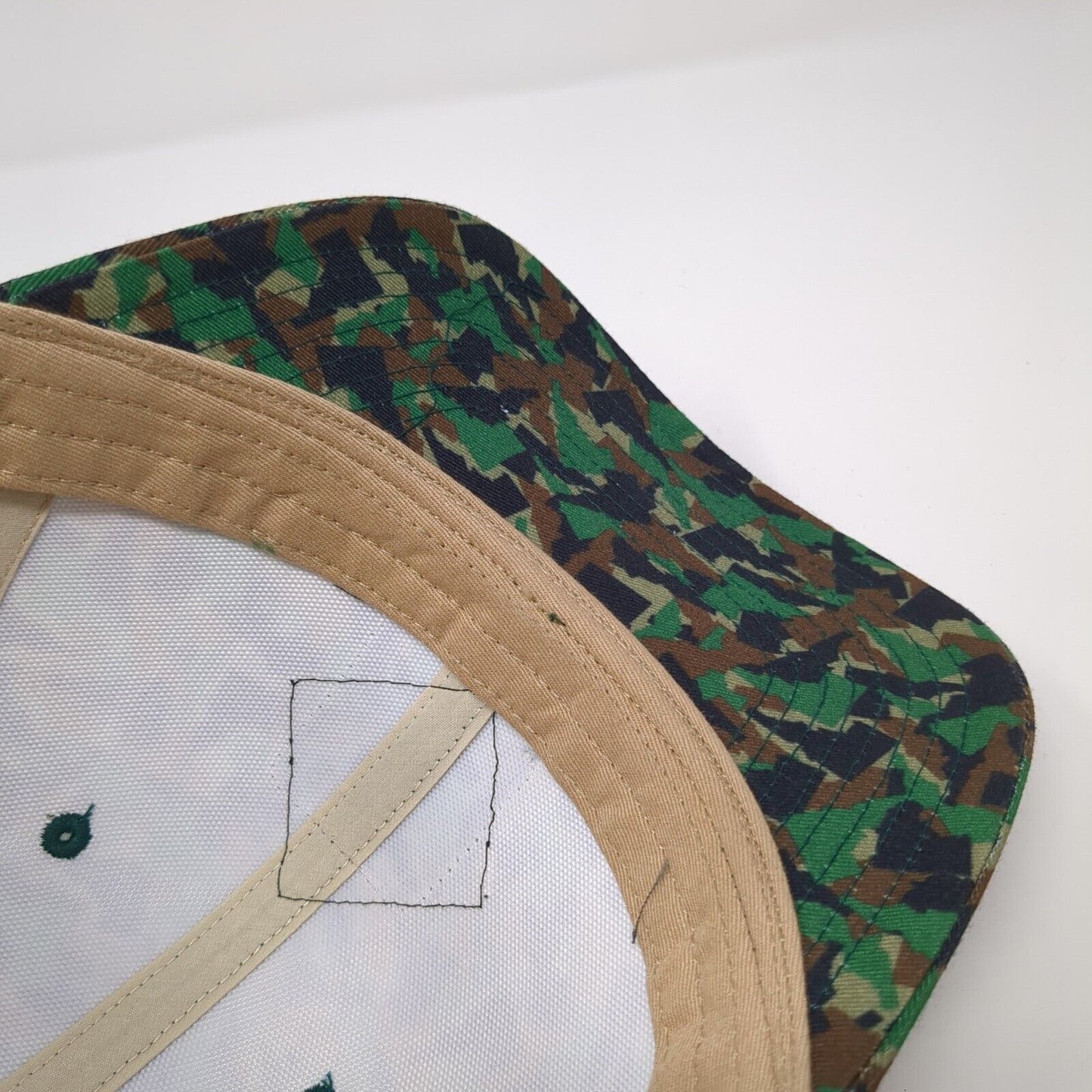 Barrier Building Snapback Trucker Hat Camouflage OS Adjustable Mesh Pride Camo