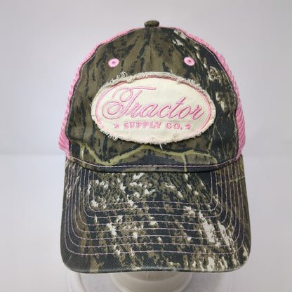 Tractor Supply Co. Strapback Trucker Hat Camouflage One Size Mesh Back