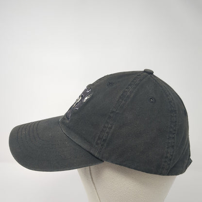Ghost Boy Co. Slideback Hat Black One Size Adjustable Embroidered