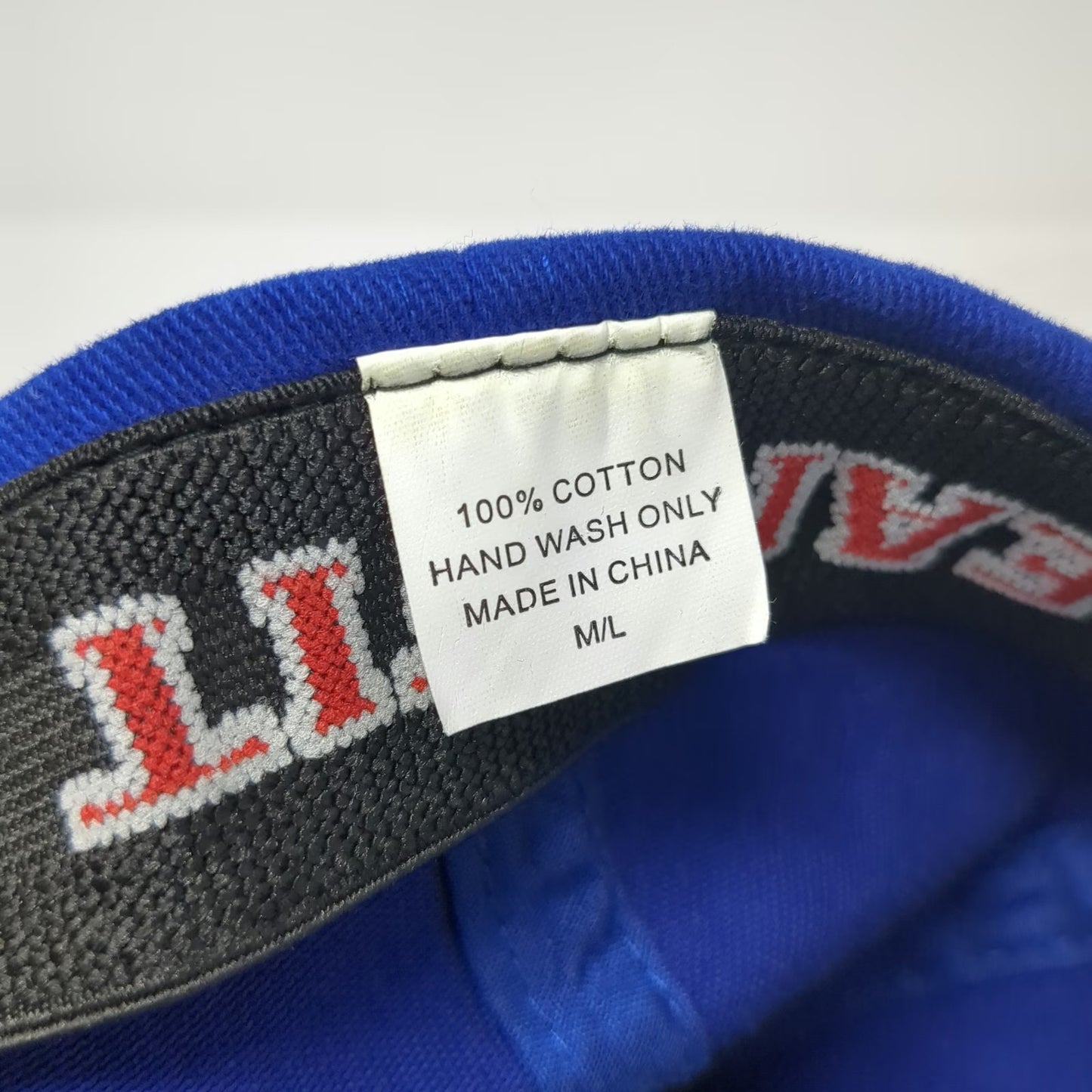 Beck Electric Actuators American Flag Blue Baseball Hat Size L Fitted Stretch