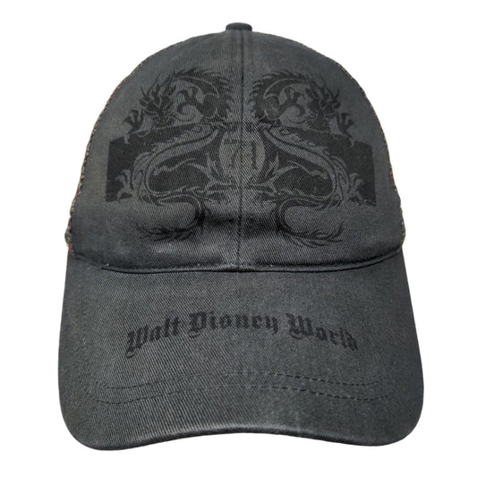 Walt Disney World Dragon Snapback Mesh Back Trucker Hat Gray One Size