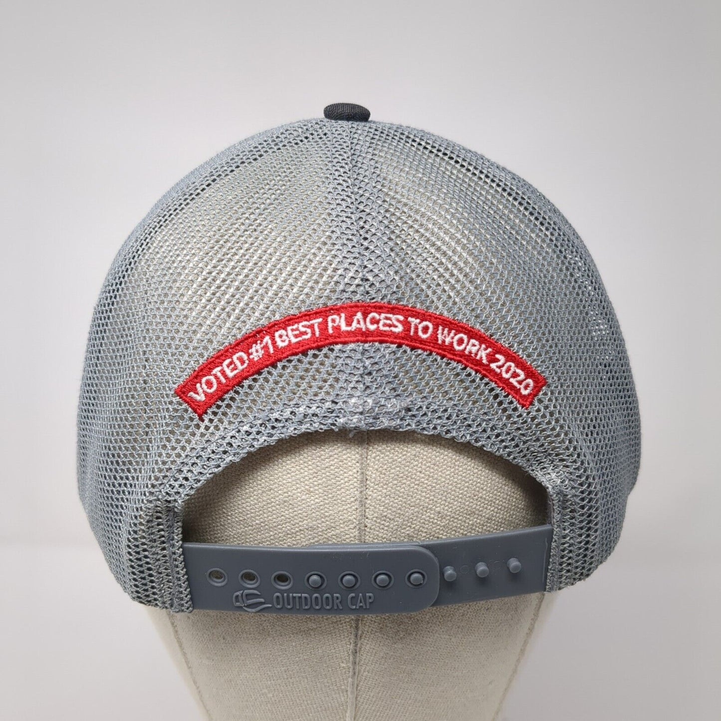 CBH Homes Snapback Mesh Back Trucker Hat Gray One Size Outdoor Cap