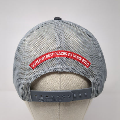 CBH Homes Snapback Mesh Back Trucker Hat Gray One Size Outdoor Cap