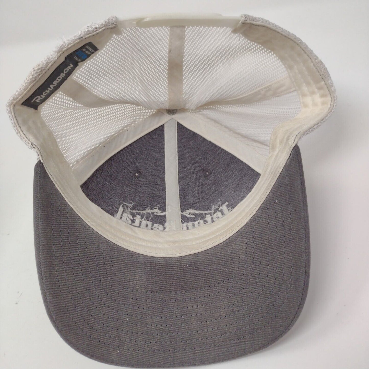 Teton Rental Snapback Trucker Hat Gray OSFA Mesh Back Richardson