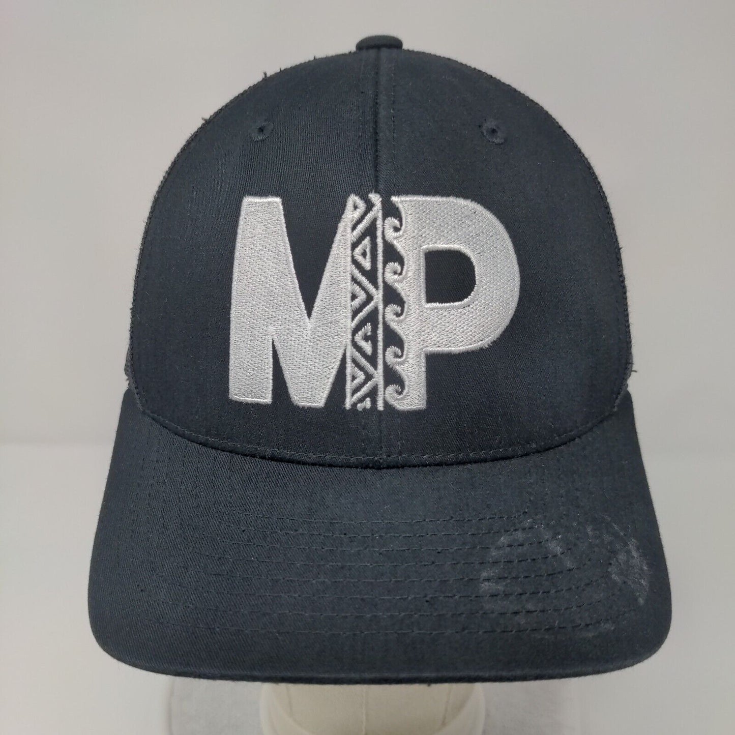MP Snapback Mesh Back Trucker Hat Black One Size The Classics Yupoong