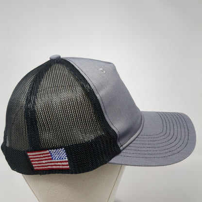 MGM Targets Snapback Trucker Hat Gray OS Adjustable Mesh Back Port Authority