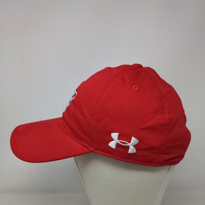 Under Armour Men's Slideback Hat Red OSFA Embroidered South Fork SF Logo