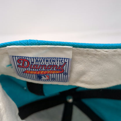 Florida Marlins MLB New Era Baseball Cap Blue 6 3/4 Wool Pro Model Hat Vintage