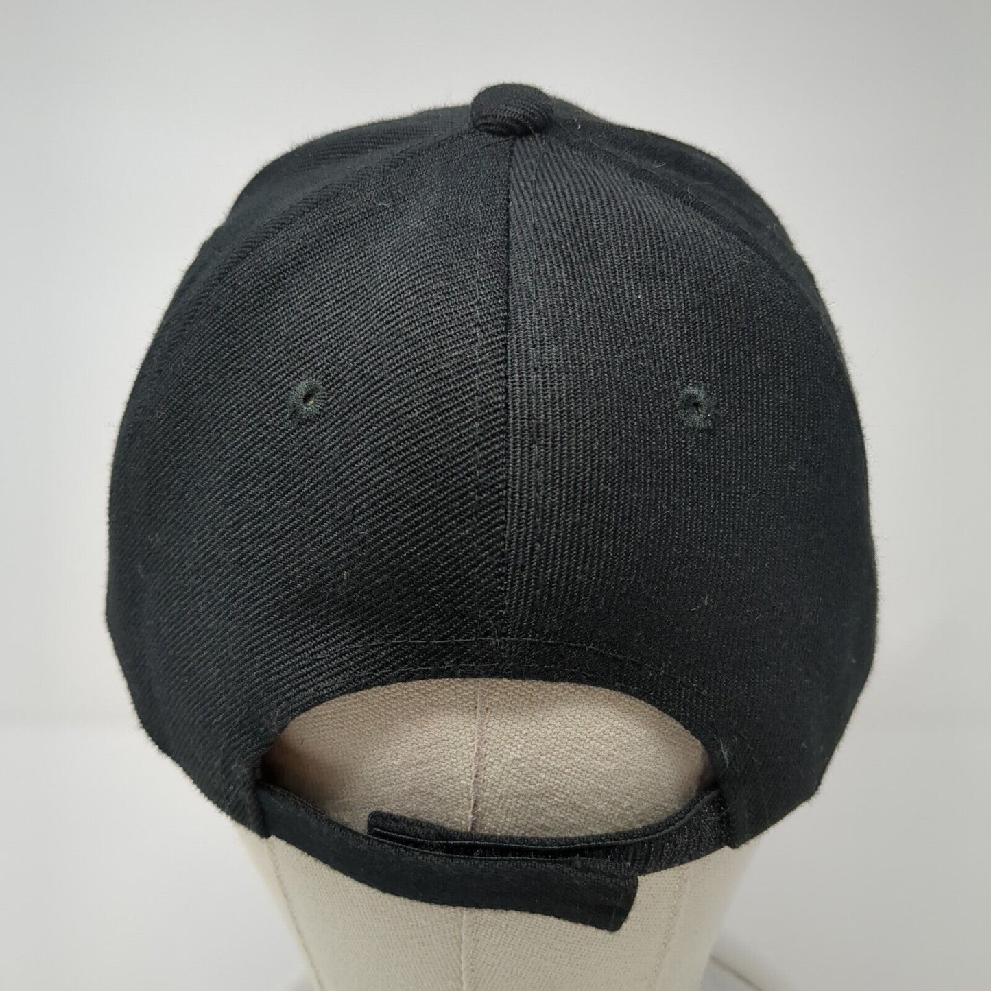 Rise Pray Slay Strapback Hat Black One Size Adjustable Vented Holes 6 Panel