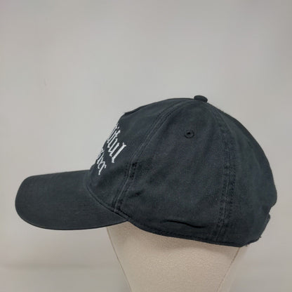 Beautiful Disaster Strapback Hat Black OSFM Embroidered Adjustable Otto