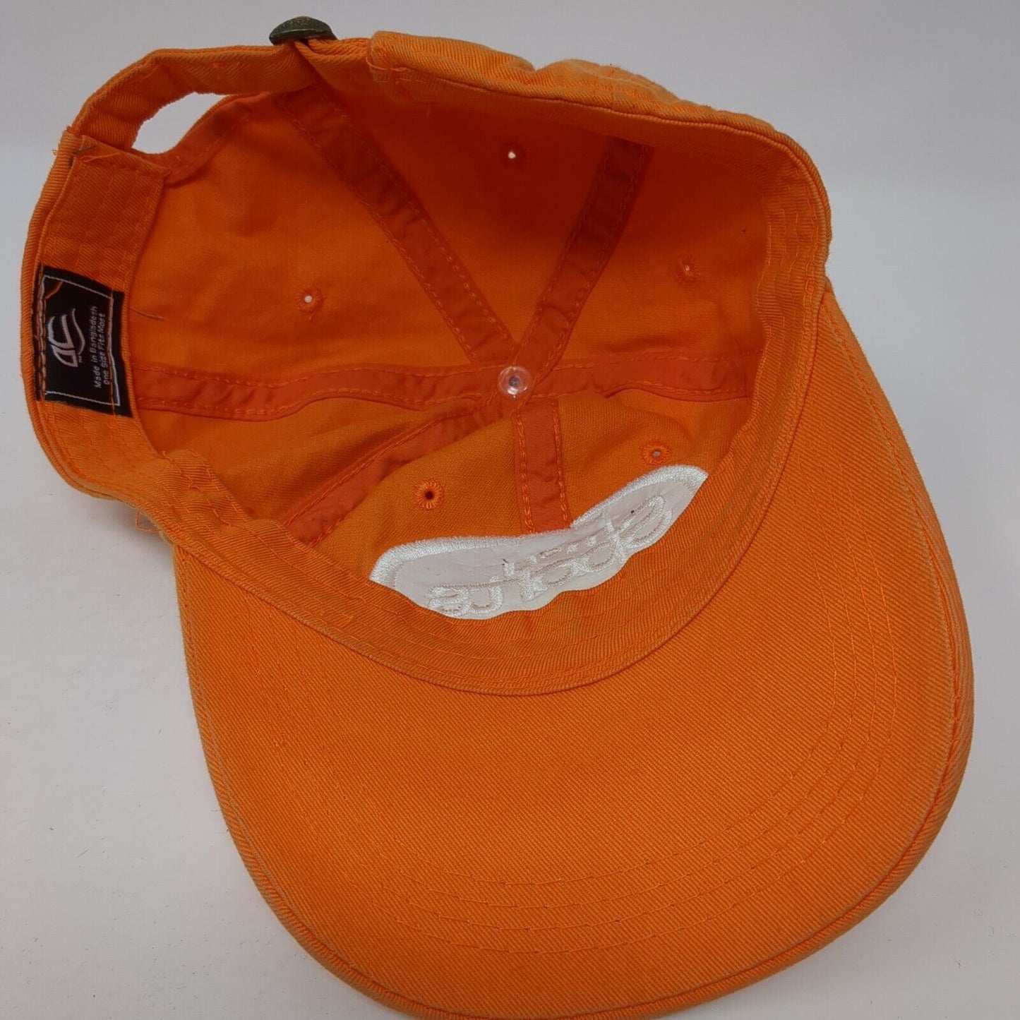 MCU Sports Slideback Hat Orange One Size Adjustable Embroidered OC Sports