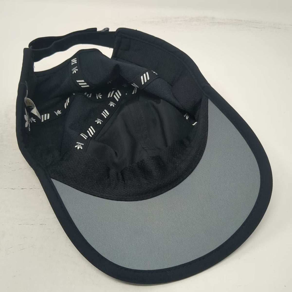 Adidas Baseball Cap Black One Size Trefoil Logo 3-Stripes Performance Sport Hat