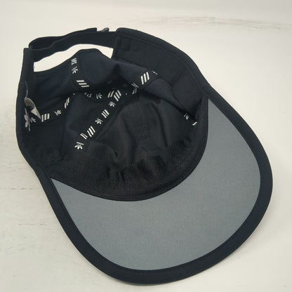 Adidas Baseball Cap Black One Size Trefoil Logo 3-Stripes Performance Sport Hat