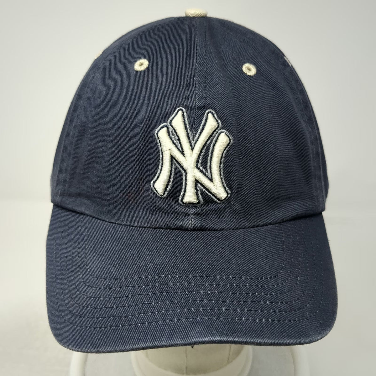 T.E.I. New York Yankees MLB Baseball Cap Blue OSFM Embroidered Logo Cotton Hat