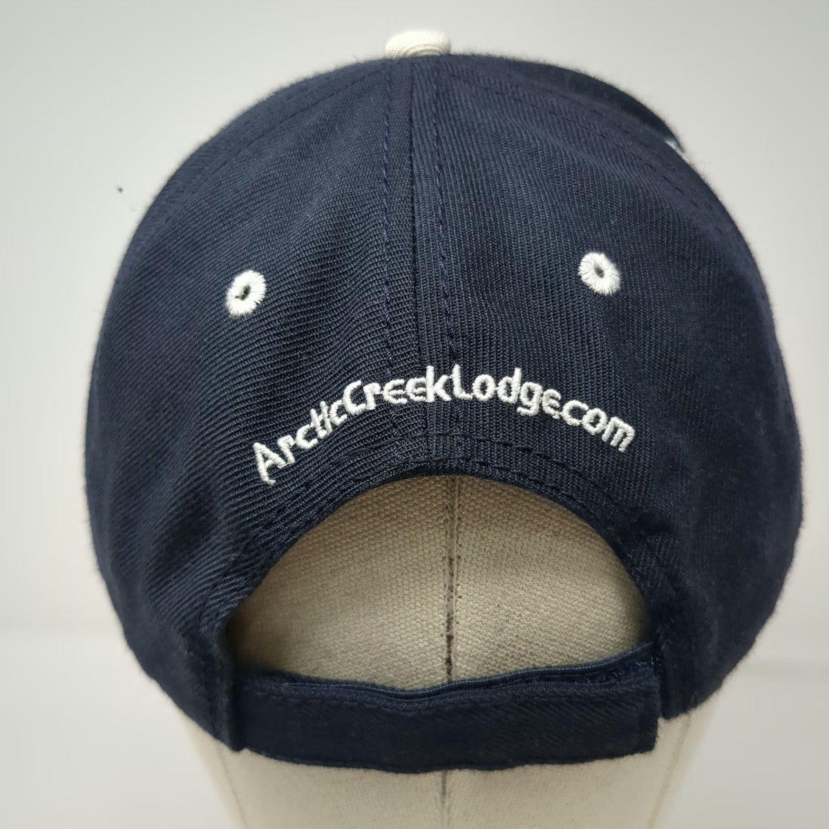 Otto Baseball Cap Blue One Size Arctic Creek Lodge Embroidered Strapback Hat