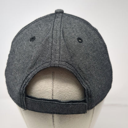 Otto Bar J Wranglers Baseball Cap Gray One Size Strapback Hat Embroidered