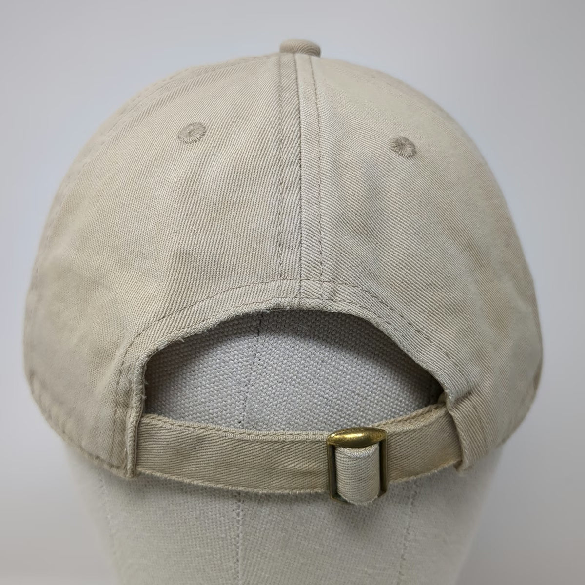 Cap America Wicks & Associates LLC Hat Beige OSFM Baseball Cap Slideback Logo