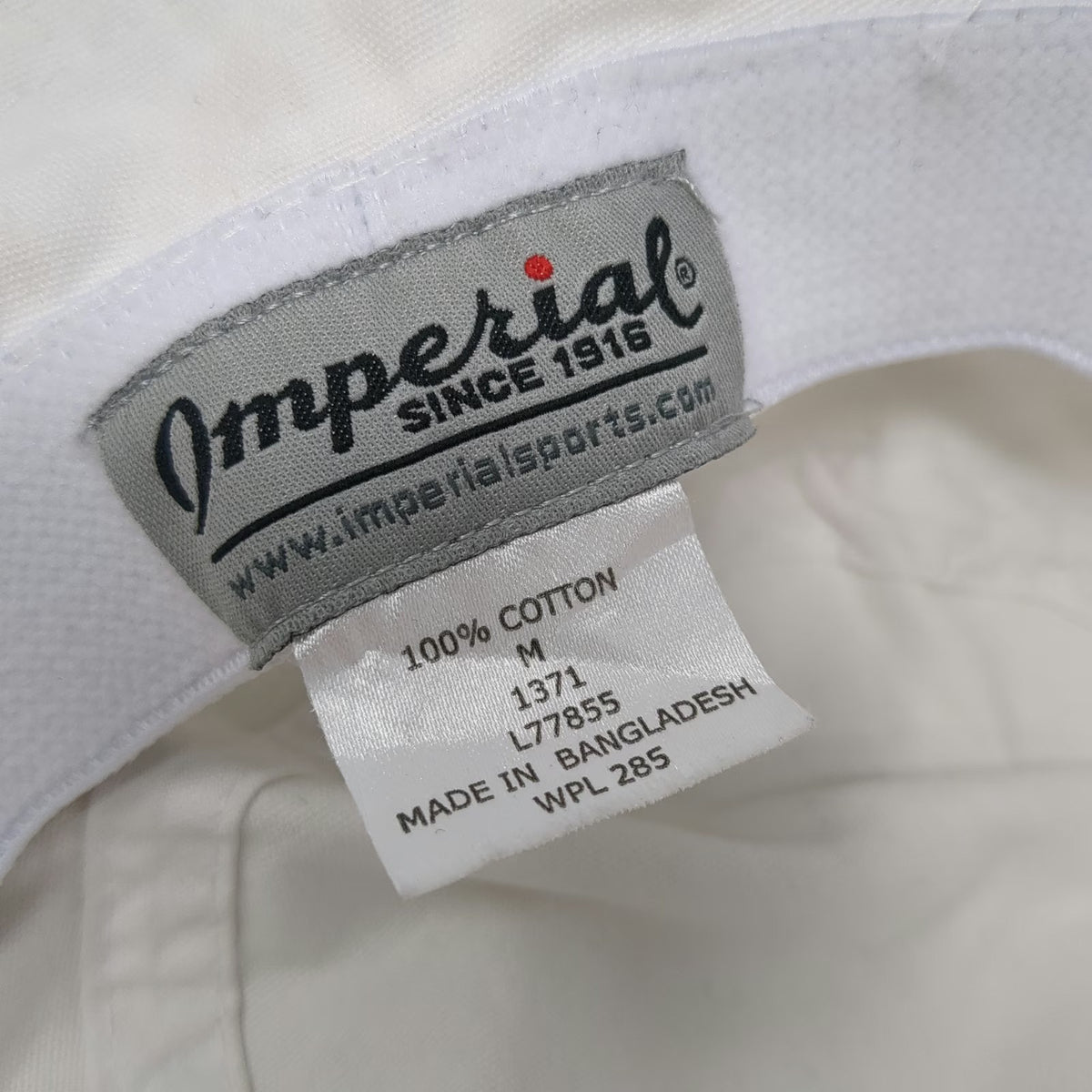 Imperial Bucket Hat White M Kroger Queen City Championship Golf Striped