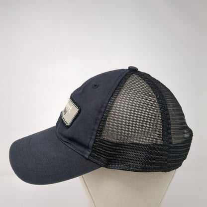 Carhartt Snapback Trucker Hat Black One Size Adjustable Embroidered Mesh Back