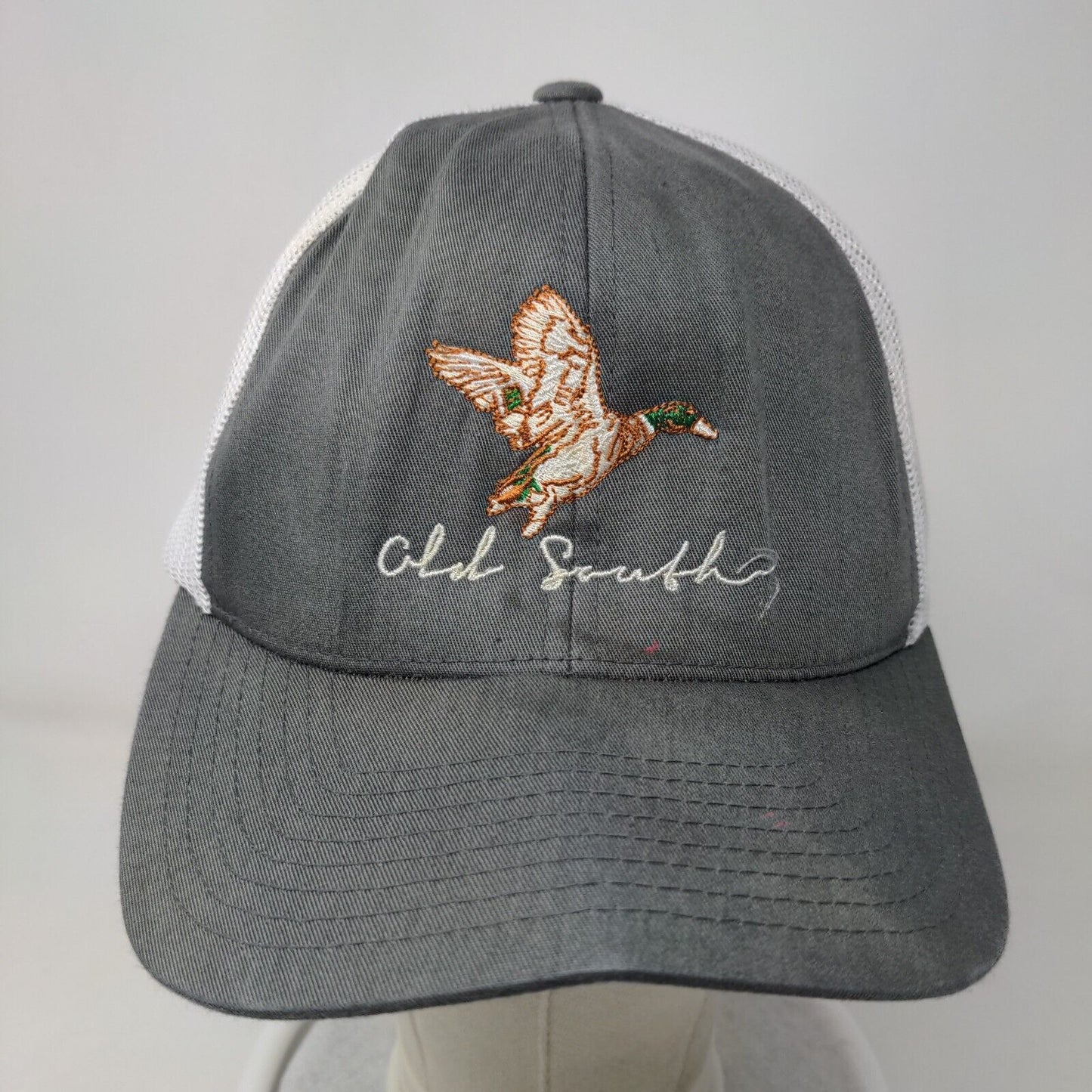 Old South Snapback Mesh Back Trucker Hat Gray One Size Pacific Headwear