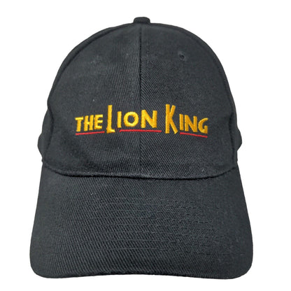 The Lion King Broadway Musical Slideback Hat Black One Size Embroidered Disney