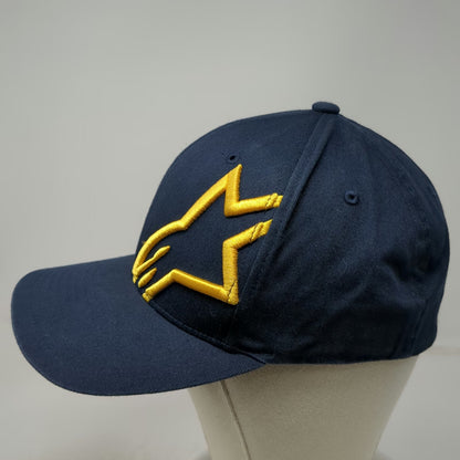 Alpinestars Baseball Cap Blue 7 1/2 Hat Flexfit Embroidered Astar Logo Large XL