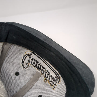 Gameday Patch Snapback Hat Gray One Size Adjustable Herringbone Pukka