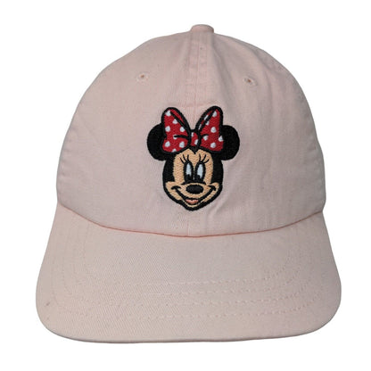 Disney Girl's Stretchy Hat Pink Size L Embroidered Minnie Mouse