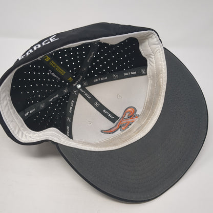 KC Force Fitted Hat Black Medium Embroidered Laser Cut Richardson