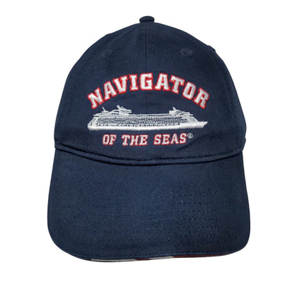 Navigator of The Seas Strapback Hat Blue One Size Adjustable Royal Carribean