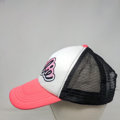 Barbie Snapback Trucker Hat Multicolor One Size Colorblock Mesh Back 6 Panel
