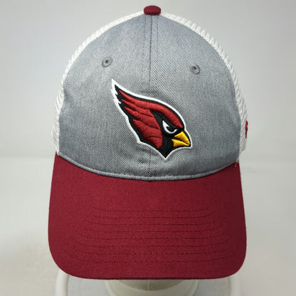 Fanatics Arizona Cardinals Trucker Hat Gray Red One Size Snapback Mesh NFL