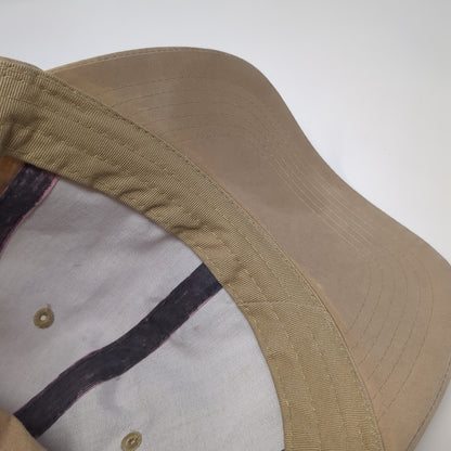 Imperial Slideback Baseball Cap Brown One Size Adjustable Embroidered 6 Panel