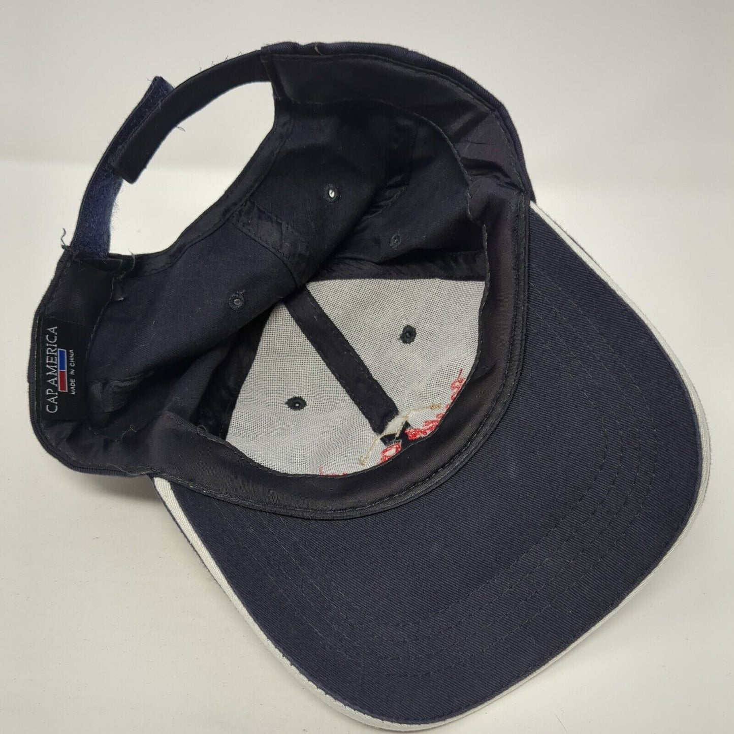 Joseph Oregon Strapback Hat Blue One Size Embroidered Cap America