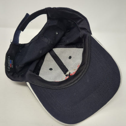Joseph Oregon Strapback Hat Blue One Size Embroidered Cap America