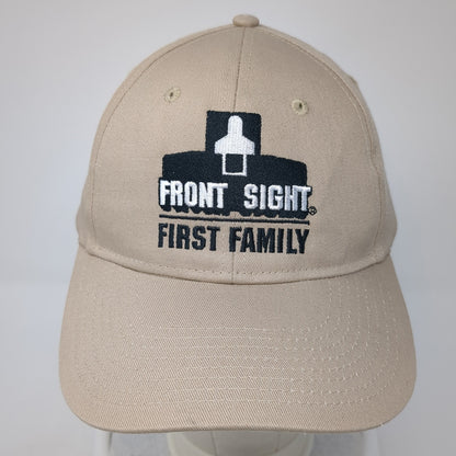 Front Sight First Family Strapback Hat Brown One Size Adjustable Otto