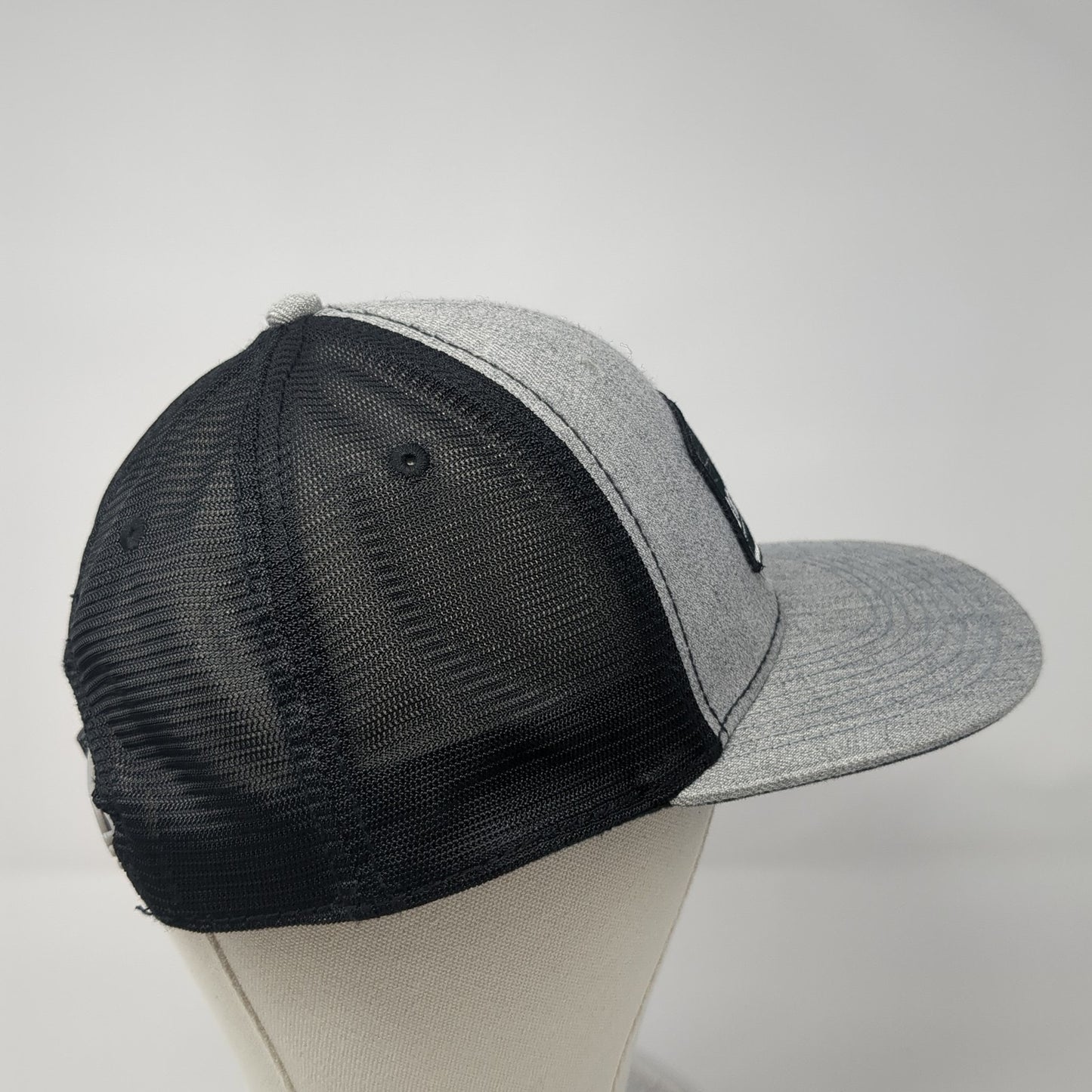 Brandmakers Est. 2008 Snapback Trucker Hat Gray One Size Mesh Back Brand Makers