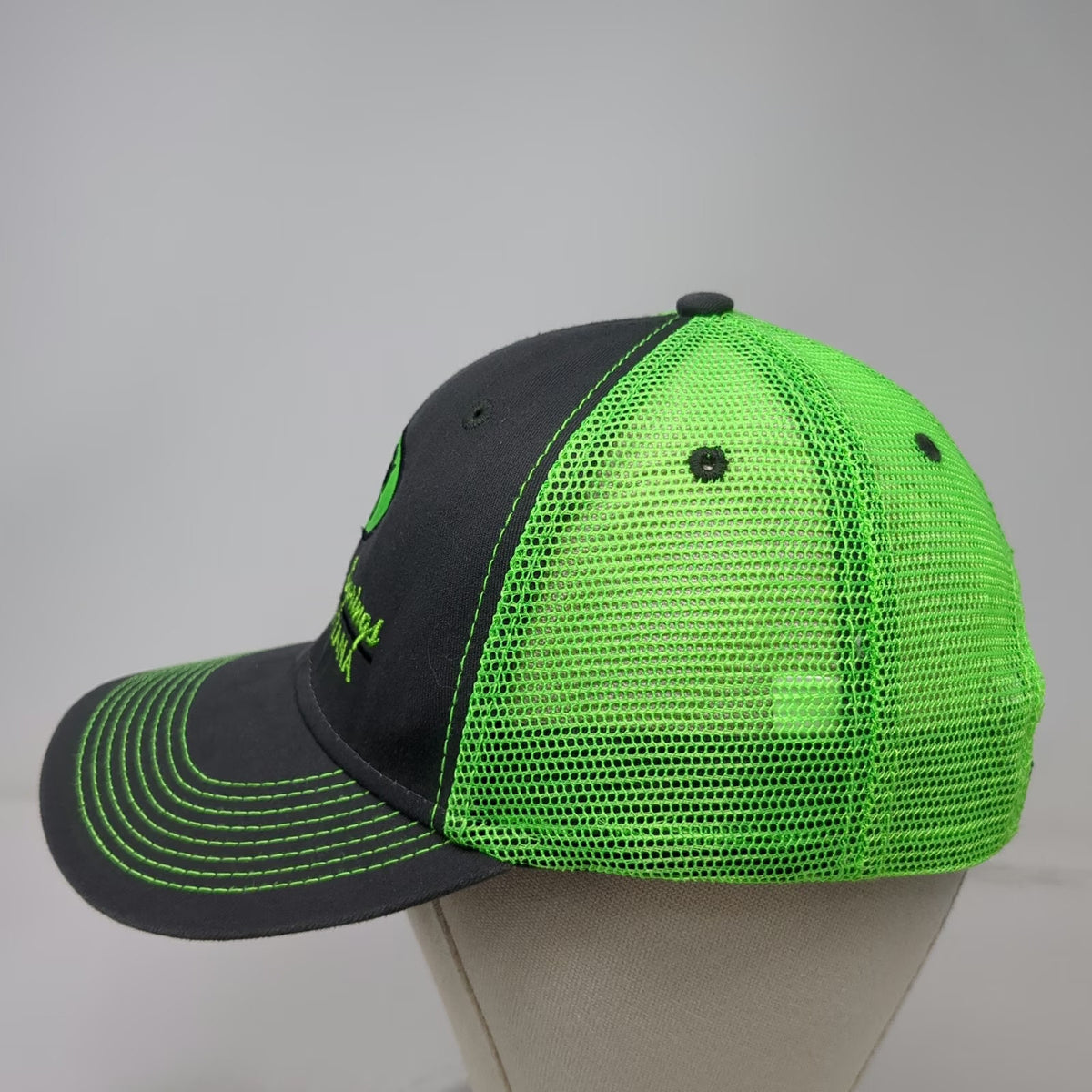 Ouray Trucker Hat Gray Green One Size Chico Hot Springs Montana Moose Snapback