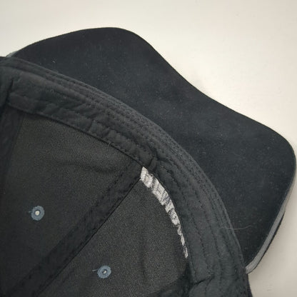 Sportsman Penske Logo Baseball Cap Black One Size Strapback Gray Accents Hat