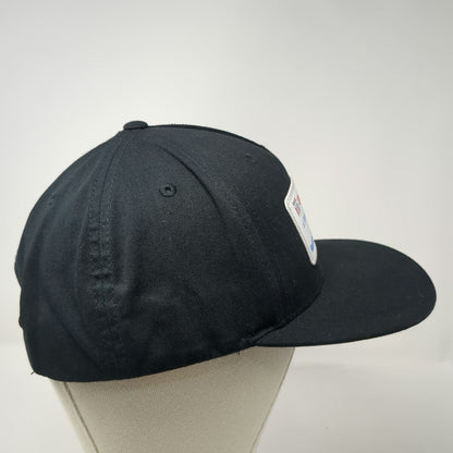 Richardson 5 Panel Black Hat One Size GMC of Beaverton Patch Blue Red Snapback