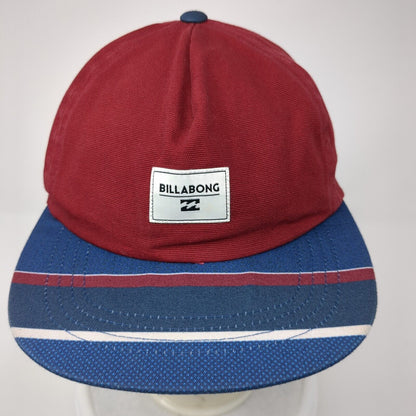 Billabong Snapback Hat Multicolor One Size Adjustable Patch Logo Vented Holes
