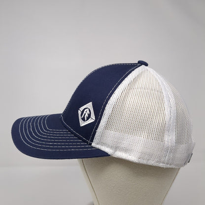 FE Snapback Trucker Hat Blue One Size Adjustable Mesh Back Platinum Series OC
