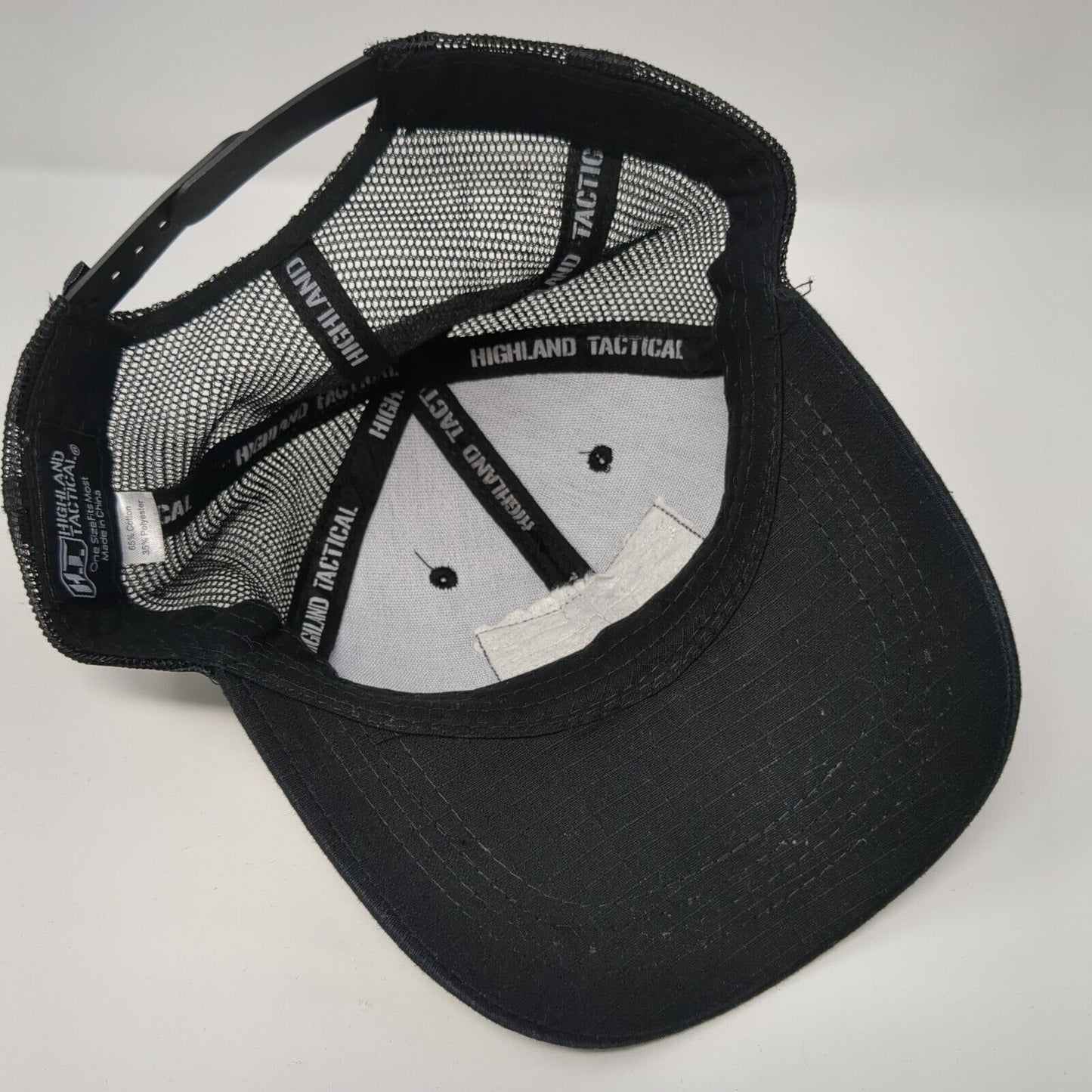 Camo American Flag Snapback Trucker Hat Black One Size Mesh Back