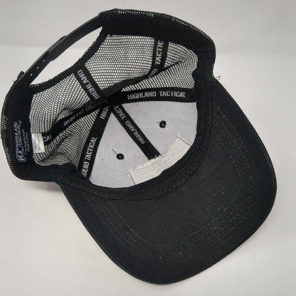 Camo American Flag Snapback Trucker Hat Black One Size Mesh Back