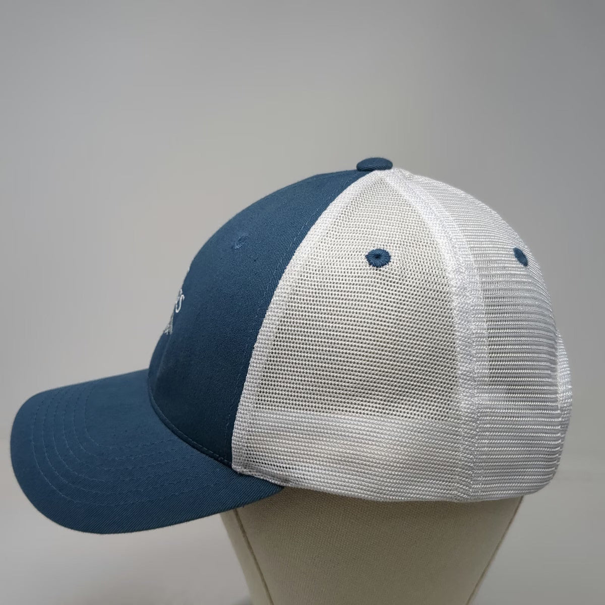 Imperial The Bridges Baseball Cap Blue One Size Mesh Back Strapback Logo Hat
